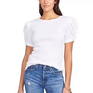 1. State Puff Top in Ultra White